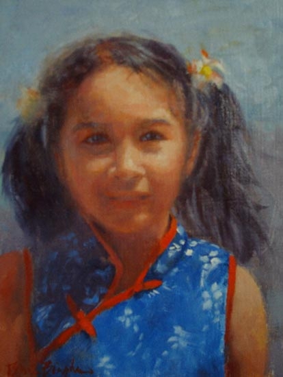 Yi Ying - oil painting by Bruce Bingham
