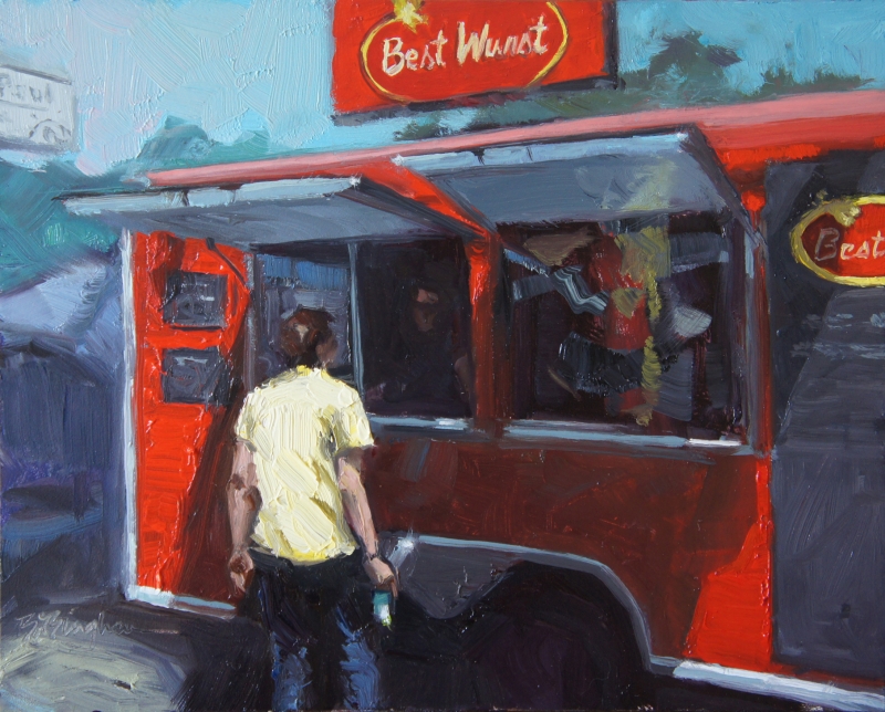 Best Wurst - oil painting by Bruce Bingham