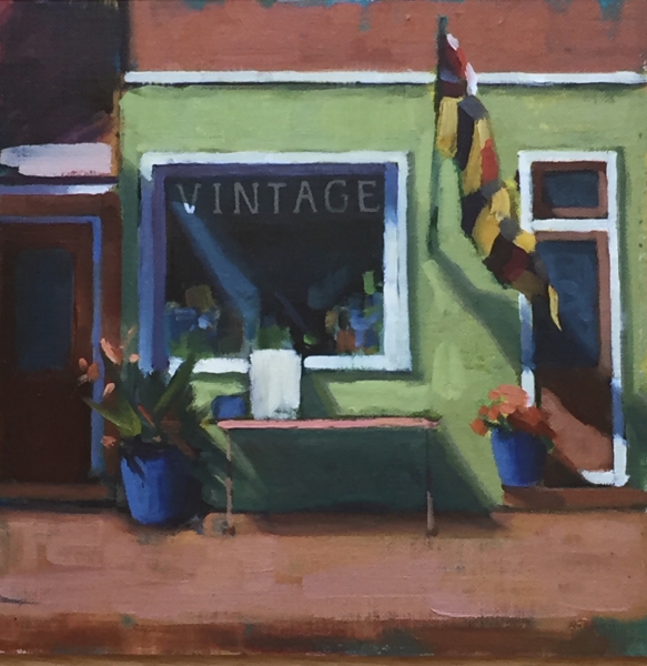 Vintage, original oil painting by Bruce Bingham