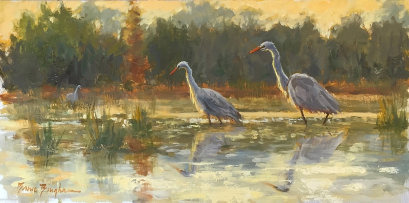 Sushi Tonight - oil painting by Bruce Bingham