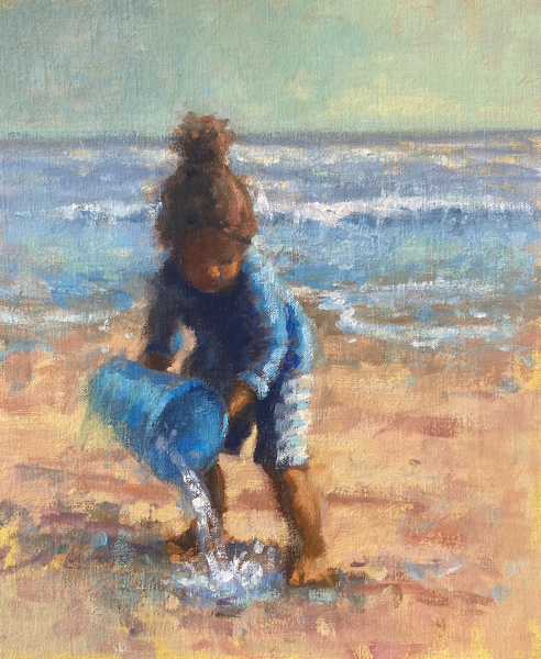 Summer Splash - original oil painting by Bruce Bingham