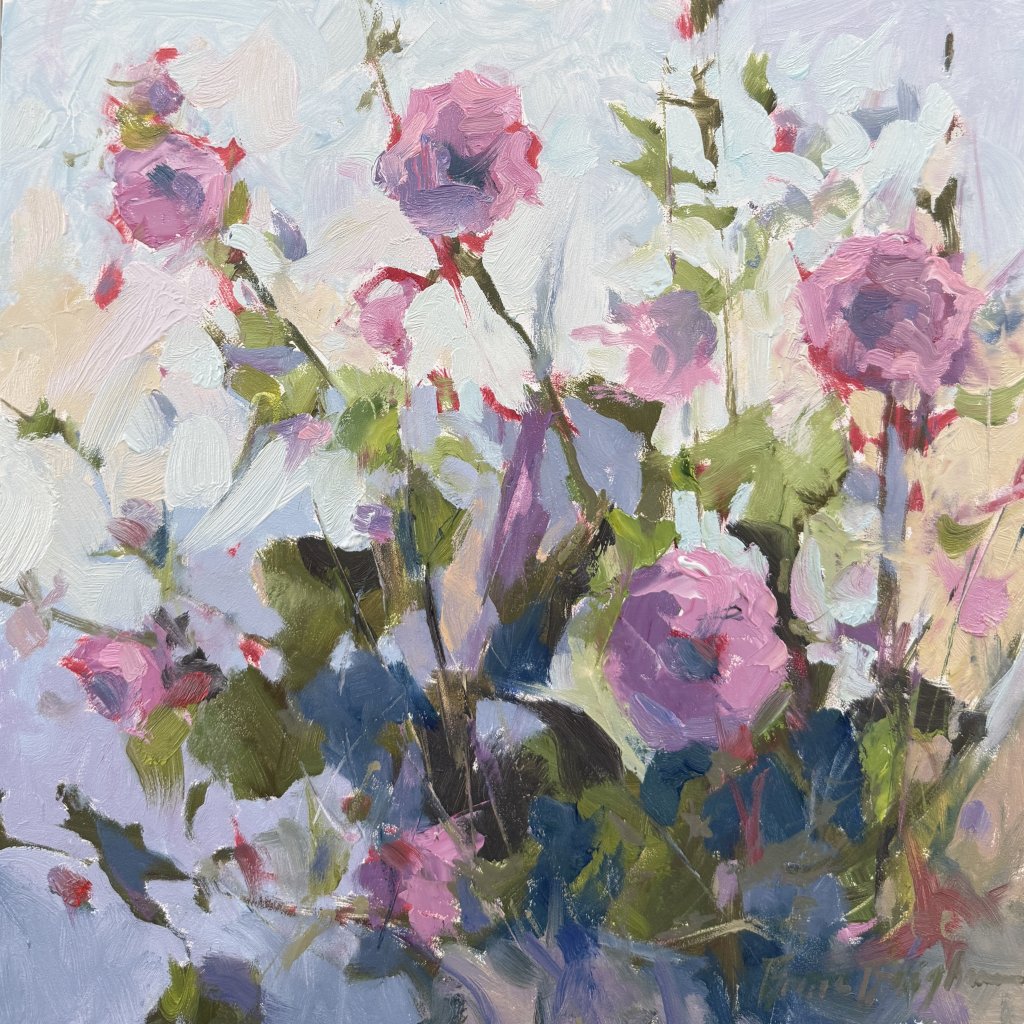 Tickled Pink - original oil painting by Bruce Bingham